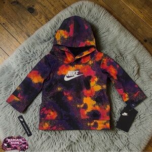 Nike Futura Logo Baby Toddler Galaxy Hoodie Reflective Graphic NWT (12M)